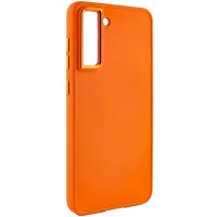 TPU чохол Bonbon Metal Style для Samsung Galaxy S23+ Оранжевый (37229)