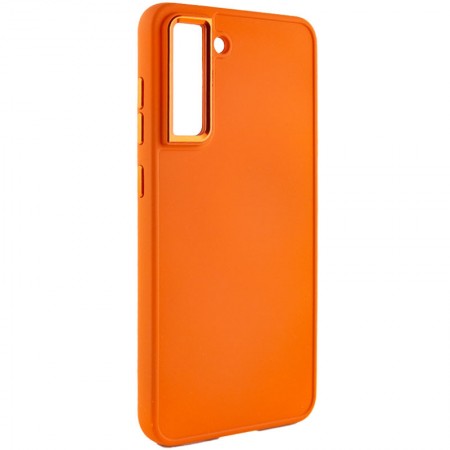 TPU чохол Bonbon Metal Style для Samsung Galaxy S23+ Оранжевый (37229)