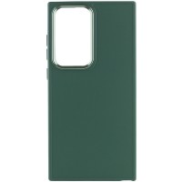 TPU чохол Bonbon Metal Style для Samsung Galaxy S23 Ultra Зелёный (38470)