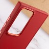 TPU чохол Bonbon Metal Style для Samsung Galaxy S23 Ultra Красный (38472)