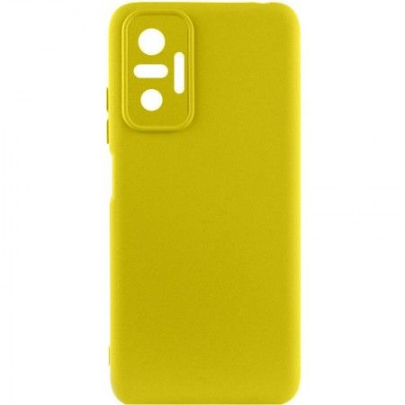 Чохол Silicone Cover Lakshmi Full Camera (A) для Xiaomi Redmi Note 10 Pro / 10 Pro Max Жовтий (43745)