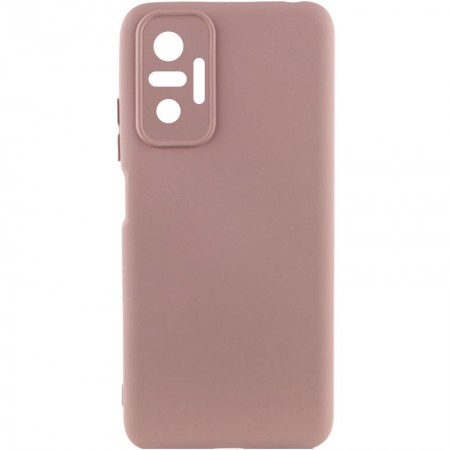 Чохол Silicone Cover Lakshmi Full Camera (A) для Xiaomi Redmi Note 10 Pro / 10 Pro Max Рожевий (38479)