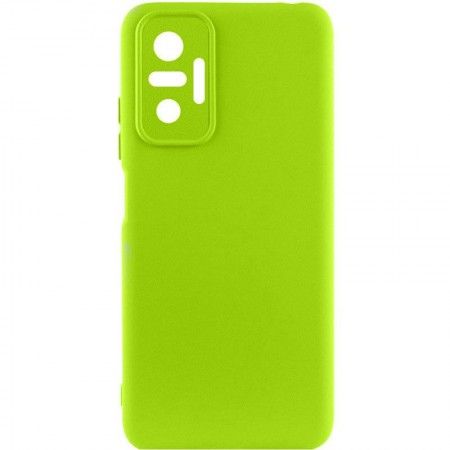 Чохол Silicone Cover Lakshmi Full Camera (A) для Xiaomi Redmi Note 10 Pro / 10 Pro Max Салатовый (43743)