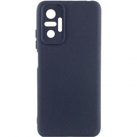 Чохол Silicone Cover Lakshmi Full Camera (A) для Xiaomi Redmi Note 10 Pro / 10 Pro Max Синий (40849)