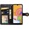 Шкіряний чохол книжка GETMAN Gallant (PU) для Xiaomi Redmi A1+ / Poco C50 Чорний (37271)