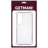 TPU чохол GETMAN Ease logo посилені кути для Samsung Galaxy S23+ Прозорий (37515)