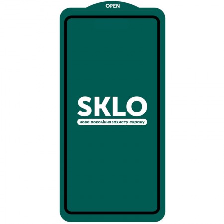 Захисне скло SKLO 5D (full glue) (тех.пак) для Realme 10 4G Чорний (37519)