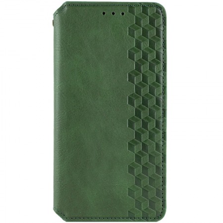 Шкіряний чохол книжка GETMAN Cubic (PU) для Samsung Galaxy A54 5G Зелений (38530)