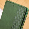 Шкіряний чохол книжка GETMAN Cubic (PU) для Samsung Galaxy A54 5G Зелений (38530)