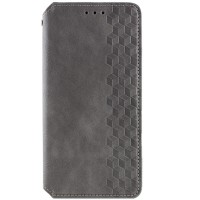 Шкіряний чохол книжка GETMAN Cubic (PU) для Samsung Galaxy A54 5G Сірий (38532)