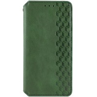 Шкіряний чохол книжка GETMAN Cubic (PU) для Samsung Galaxy A34 5G Зелёный (38539)