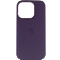 Шкіряний чохол Leather Case (AAA) with MagSafe для Apple iPhone 14 Pro Max (6.7'') Фиолетовый (39957)