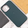 Шкіряний чохол Leather Case (AAA) with MagSafe для Apple iPhone 14 Pro (6.1'') Зелений (39961)