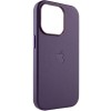 Шкіряний чохол Leather Case (AAA) with MagSafe для Apple iPhone 14 Pro (6.1'') Фіолетовий (39964)
