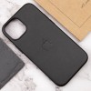 Шкіряний чохол Leather Case (AAA) with MagSafe для Apple iPhone 14 (6.1'') Синій (39959)