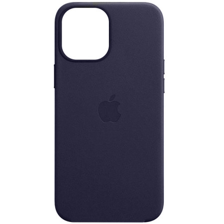 Шкіряний чохол Leather Case (AAA) with MagSafe для Apple iPhone 14 Plus (6.7'') Синій (38044)