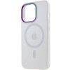 Чохол TPU+Glass Sapphire Mag Evo case для Apple iPhone 14 Pro Max (6.7'') Білий (44478)