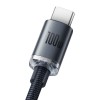 Дата кабель Baseus Crystal Shine Series USB to Type-C 100W (1.2m) (CAJY00040) Чорний (38613)