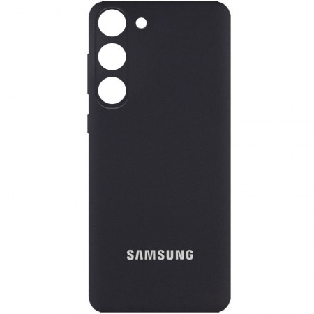 Чохол Silicone Cover Full Camera (AA) для Samsung Galaxy S23 Черный (39407)