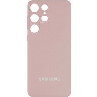 Чохол Silicone Cover Full Camera (AA) для Samsung Galaxy S23 Ultra Рожевий (38632)