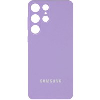 Чохол Silicone Cover Full Camera (AA) для Samsung Galaxy S23 Ultra Сиреневый (38633)