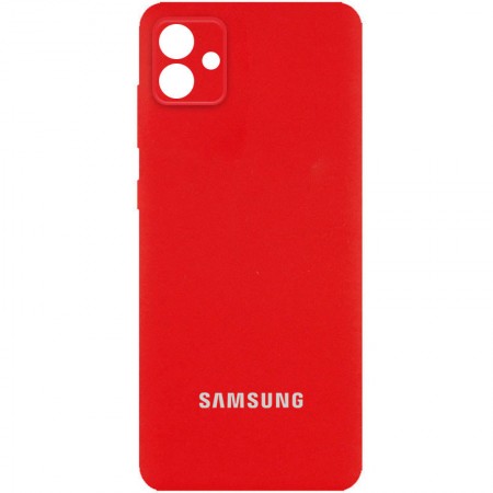 Чохол Silicone Cover Full Camera (AA) для Samsung Galaxy A04e Червоний (38627)