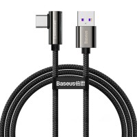 Дата кабель Baseus Legend Series Elbow USB to Type-C 66W (2m) (CATCS-C01) Черный (38653)