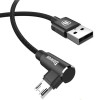 Дата кабель Baseus MVP Elbow Micro-USB Cable 1.5A (2m) (CAMMVP-B) Черный (38662)