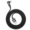 Дата кабель Baseus MVP Elbow Micro-USB Cable 1.5A (2m) (CAMMVP-B) Черный (38662)