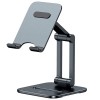 Підставка для телефону Baseus Biaxial Foldable Metal Stand (LUSZ000013) Серый (38688)
