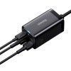 МЗП Baseus GaN3 Pro 2хType-C+2USB 65W EU (with Cable Type-C to Type-C 100W (20V/5A) 1m) (CCGP04) Черный (44481)