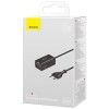 МЗП Baseus GaN3 Pro 2хType-C+2USB 65W EU (with Cable Type-C to Type-C 100W (20V/5A) 1m) (CCGP04) Чорний (44481)