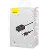 МЗП Baseus GaN3 Pro 2хType-C+2USB 65W EU (with Cable Type-C to Type-C 100W (20V/5A) 1m) (CCGP04) Черный (44481)