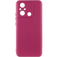 Чохол Silicone Cover Lakshmi Full Camera (A) для Xiaomi Redmi 12C Бордовый (38713)
