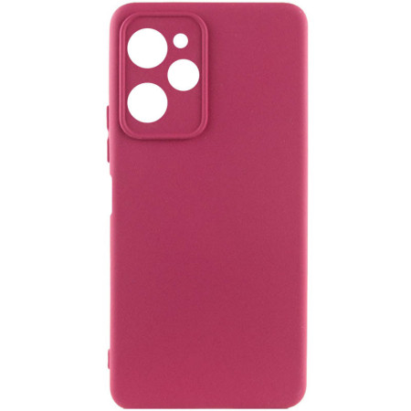 Чохол Silicone Cover Lakshmi Full Camera (A) для Xiaomi Poco X5 Pro 5G Бордовый (38737)