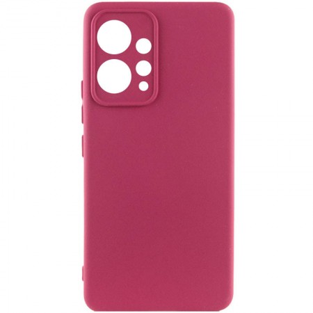 Чохол Silicone Cover Lakshmi Full Camera (A) для Xiaomi Redmi Note 12 4G Бордовый (40069)