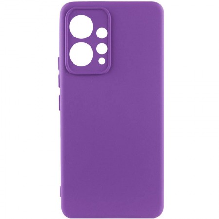 Чохол Silicone Cover Lakshmi Full Camera (A) для Xiaomi Redmi Note 12 4G Фиолетовый (40076)