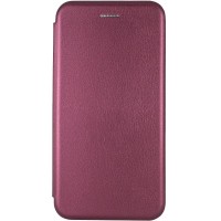 Шкіряний чохол (книжка) Classy для Xiaomi Redmi 12C Бордовий (40093)