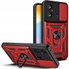 Ударостійкий чохол Camshield Serge Ring для Xiaomi Redmi 12C Красный (40889)