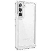 Чохол TPU+PC Clear 2.0 mm metal buttons для Samsung Galaxy S22 Прозрачный (38904)