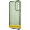 Чохол TPU Starfall Clear для Samsung Galaxy A31 Зелёный (41360)
