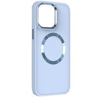 TPU чохол Bonbon Metal Style with MagSafe для Apple iPhone 11 (6.1'') Голубой (40936)