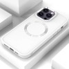 TPU чохол Bonbon Metal Style with MagSafe для Apple iPhone 12 Pro / 12 (6.1'') Белый (39221)