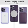 TPU чохол Bonbon Metal Style with MagSafe для Apple iPhone 12 Pro / 12 (6.1'') Фіолетовий (39228)