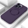 TPU чохол Bonbon Metal Style with MagSafe для Apple iPhone 12 Pro / 12 (6.1'') Фиолетовый (39228)
