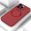 TPU чохол Bonbon Metal Style with MagSafe для Apple iPhone 12 Pro / 12 (6.1'') Червоний (39224)