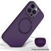 TPU чохол Bonbon Metal Style with MagSafe для Apple iPhone 12 Pro Max (6.7'') Фиолетовый (40943)