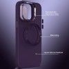 TPU чохол Bonbon Metal Style with MagSafe для Apple iPhone 13 (6.1'') Фиолетовый (40945)