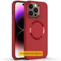 TPU чохол Bonbon Metal Style with MagSafe для Apple iPhone 13 (6.1'') Красный (39240)