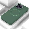 TPU чохол Bonbon Metal Style with MagSafe для Apple iPhone 14 Pro (6.1'') Зелений (39272)